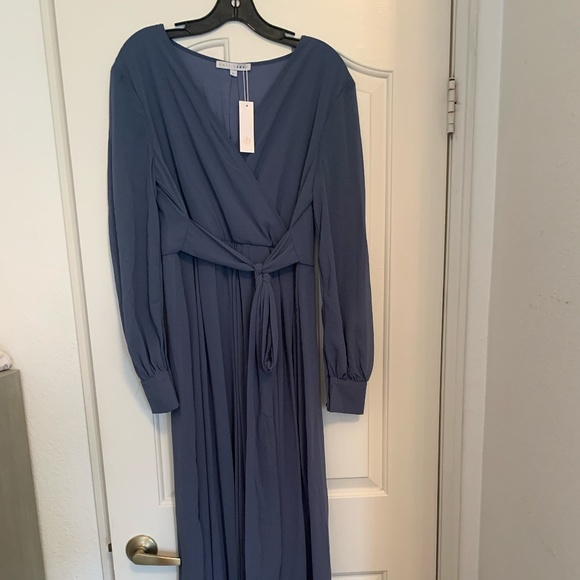 Baltic Born Dresses & Skirts - Baltic Born Lydia Maxi Dress- Slate Blue size L- NWT